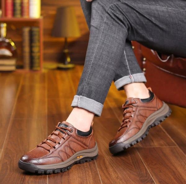 Comfort Step | Waterproof Orthopaedic Leather Shoes